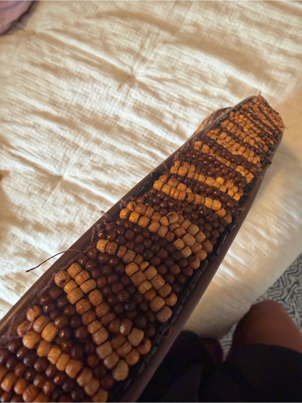 STAUD Brown Beaded Shoulder Bag - Picture 5 of 6